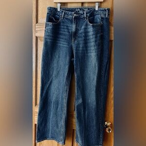 Old Navy Dark Blue Wide Leg Jeans
